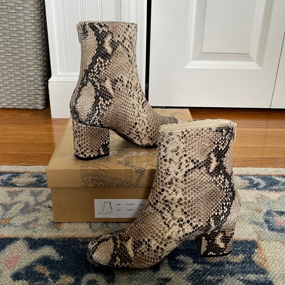 Free People Cecile Block Heel Bootie